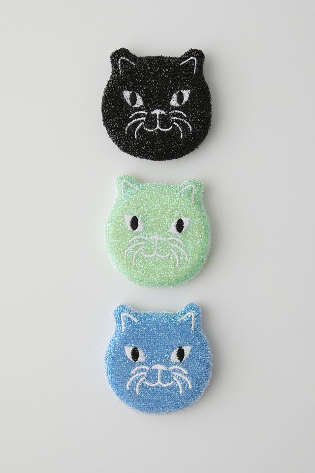 Cat Sponge - Set Of 3 | Urban Outfitters