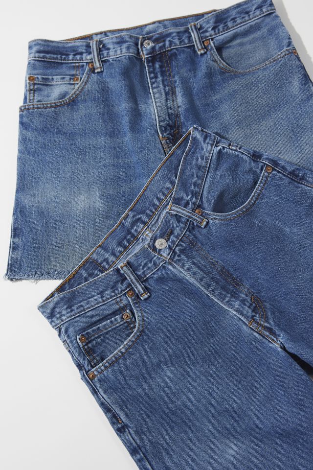 Urban Renewal Remade Levi’s® Longline Cutoff Denim Short #1