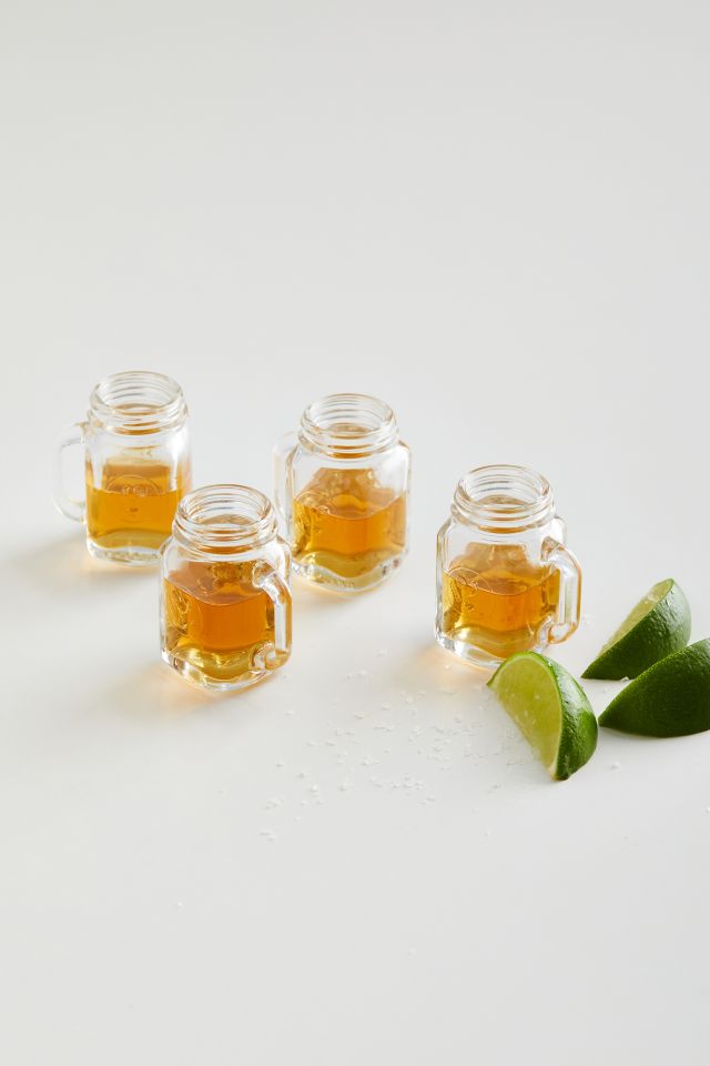 Mason Jar Shot Glass Set Urban Outfitters 0865