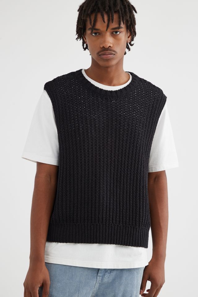 UO Open Stitch Sweater Vest #1