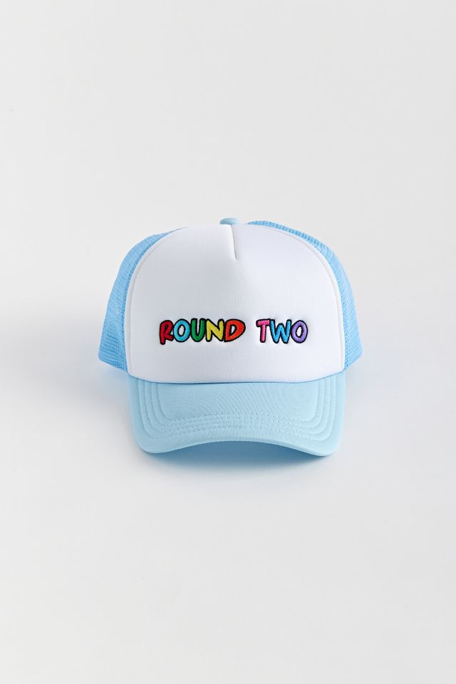 Round Two Multicolor Text Trucker Hat #1