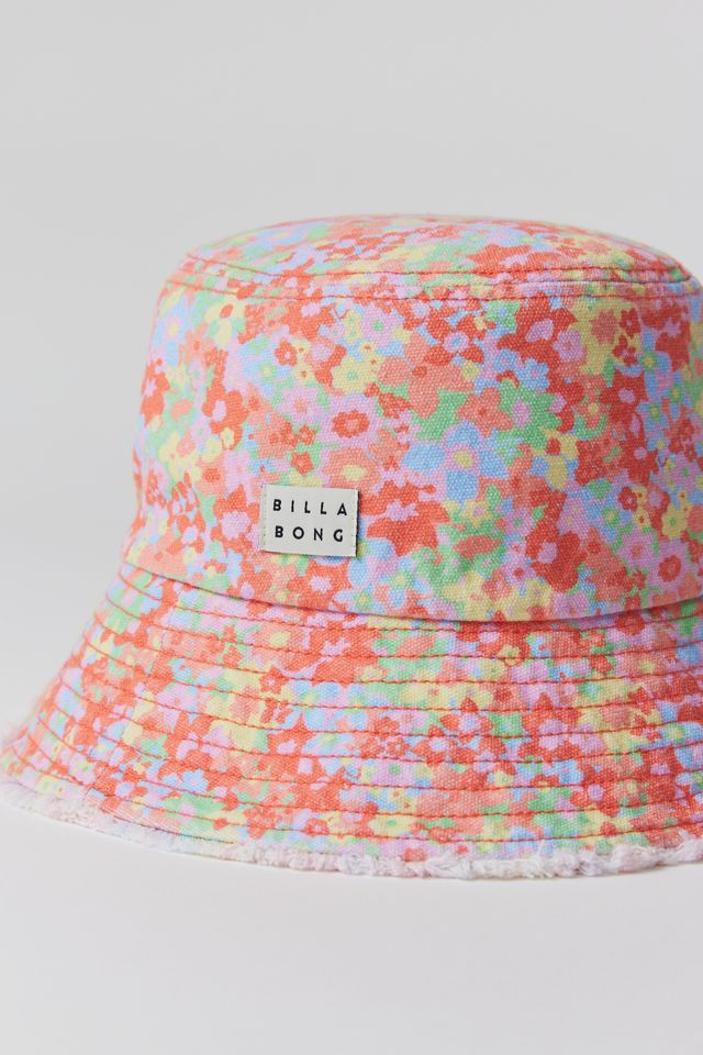 BILLABONG Women\'s Floral Canvas Suns Out Bucket
Hat - Blue  Size:  One Size Billabong Suns Out Bucket Hat | Urban Outfitters main image 3