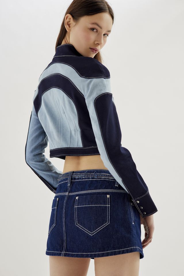 BDG Torreto Colorblock Denim Jacket #3