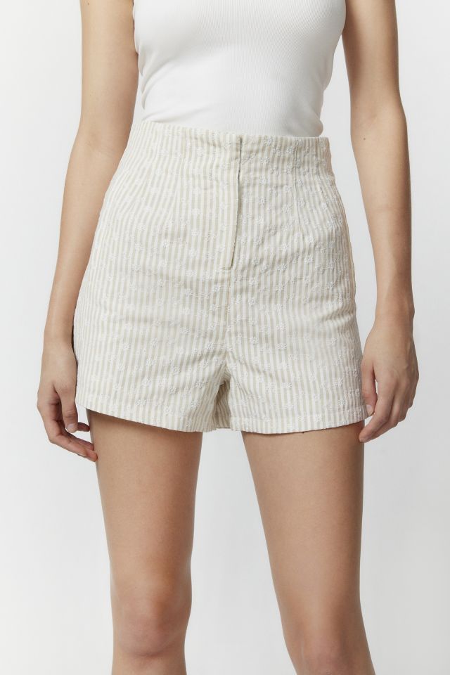 En Saison Riley High-Waisted Stripe Short #2