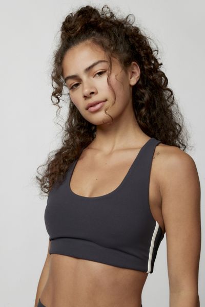 Splits59 Ella Airweight Sports Bra In Charcoal