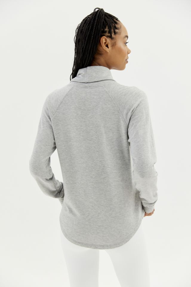 Splits59 Warm Up Fleece Cowl Neck Top #2