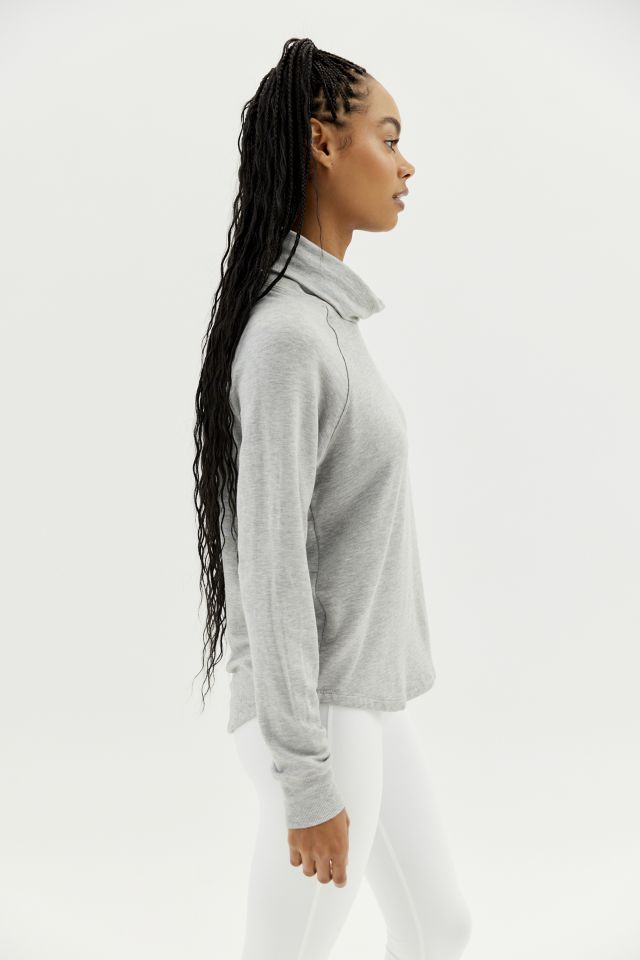 Splits59 Warm Up Fleece Cowl Neck Top #3