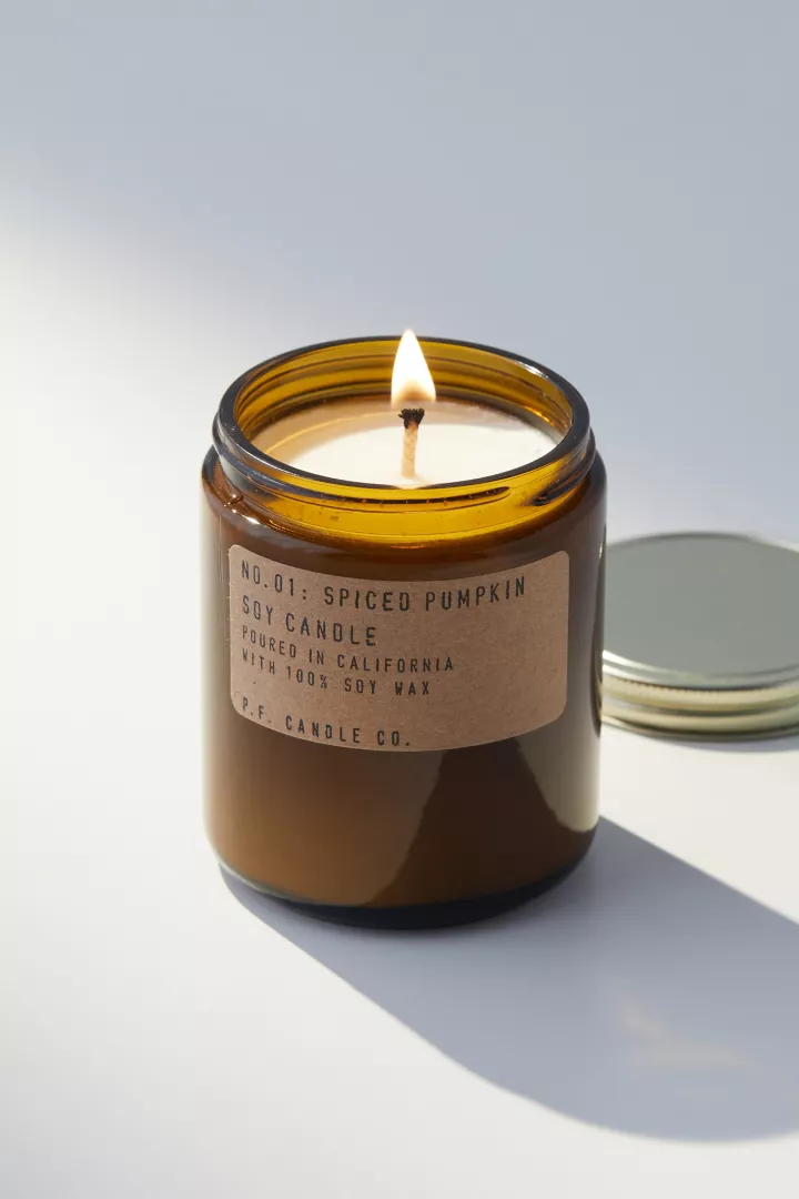 P.F. Candle Co. Holiday Candle in Spiced Pumpkin