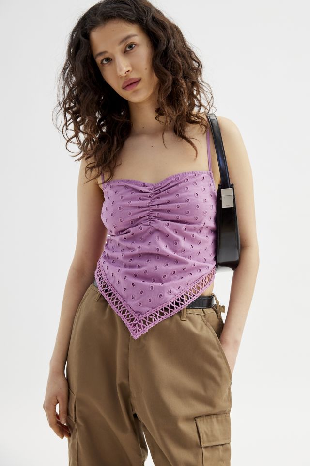 UO Esme Eyelet Tied Cami #3