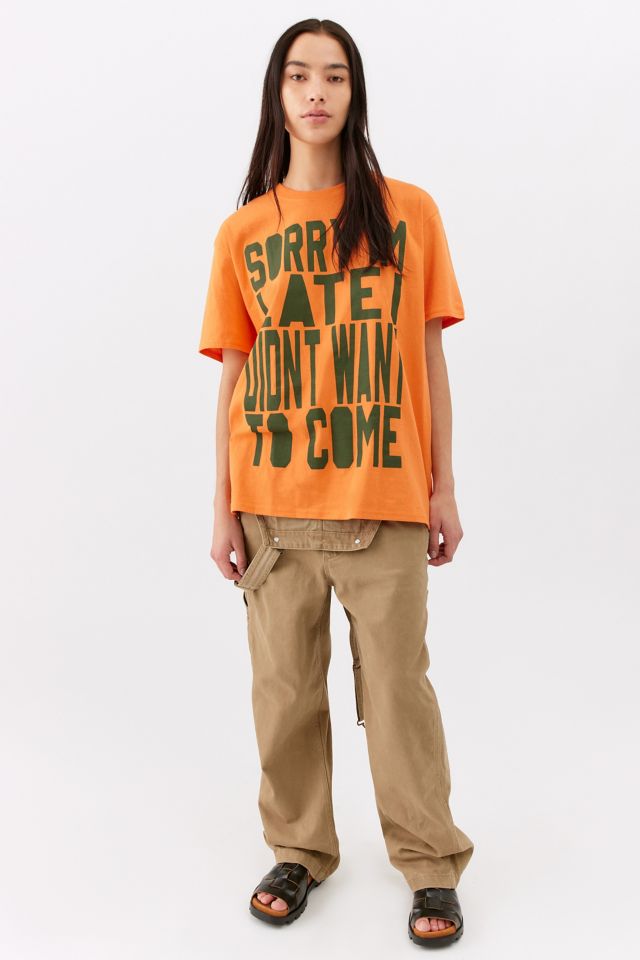 UO Sorry I’m Late Oversized Tee | Urban Outfitters