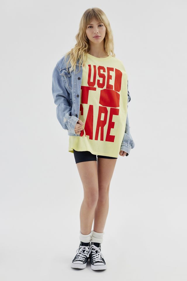 T-shirt surdimensionné UO I Used To Care #1