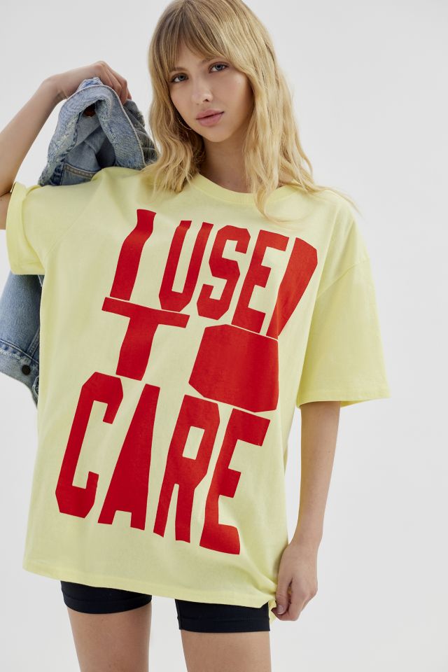 T-shirt surdimensionné UO I Used To Care #3