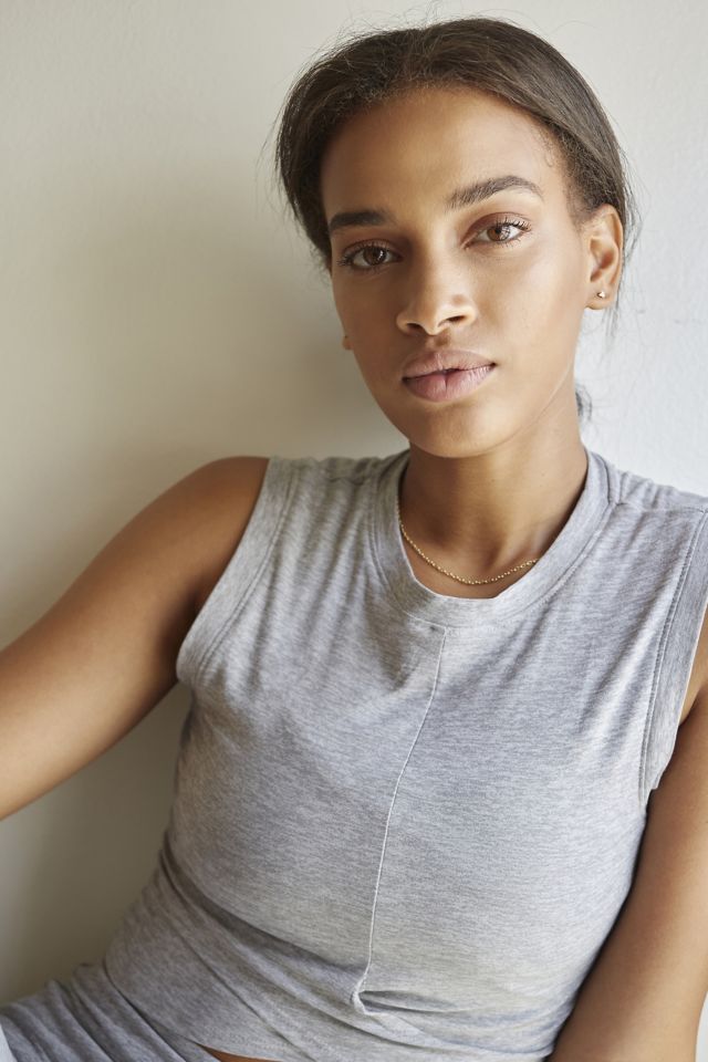 Beyond Yoga Over Under Cropped Muscle Tank #1