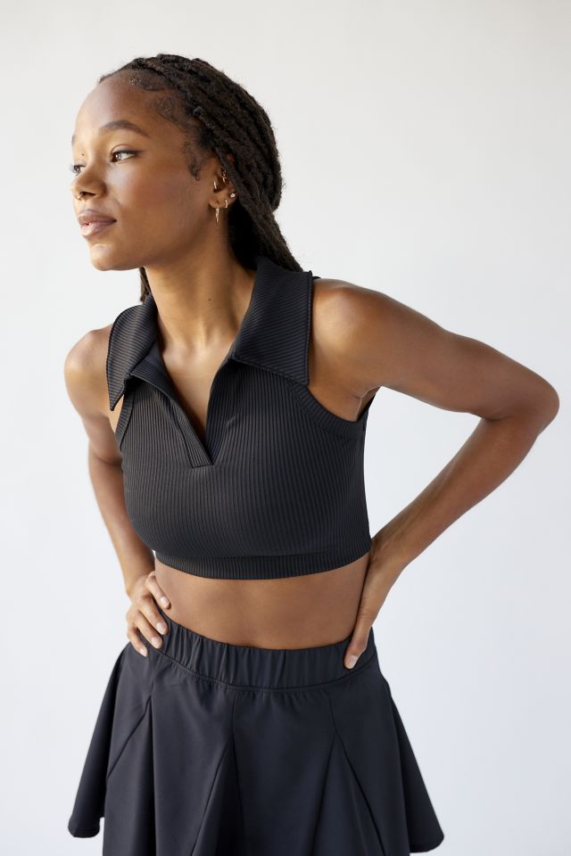 Year Of Ours Ribbed Mock Neck Sports Bra