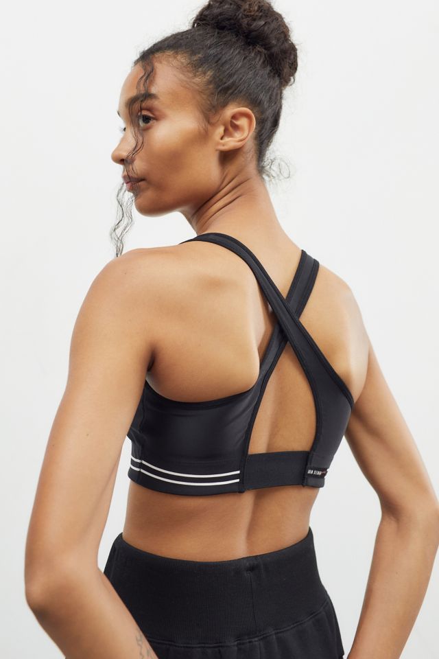 Cross-Back sports bra in black - Adam Selman Sport