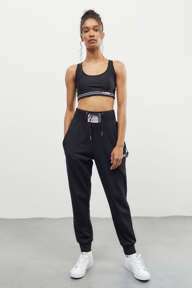 Cross-Back sports bra in black - Adam Selman Sport