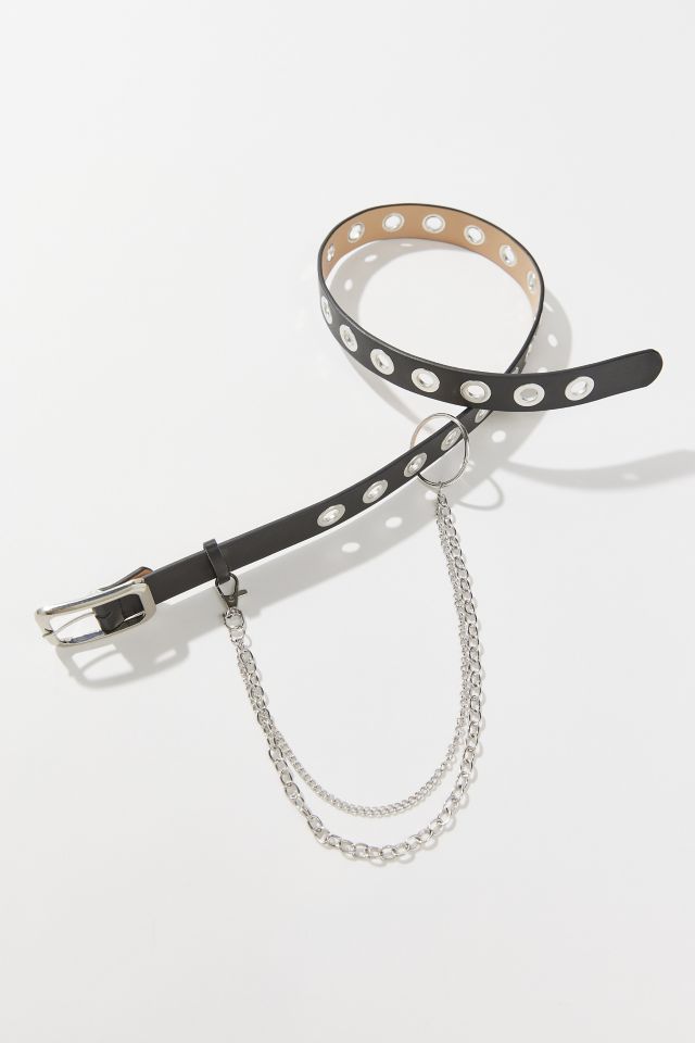 Modern Grommet Chain-Trimmed Belt | Urban Outfitters Canada