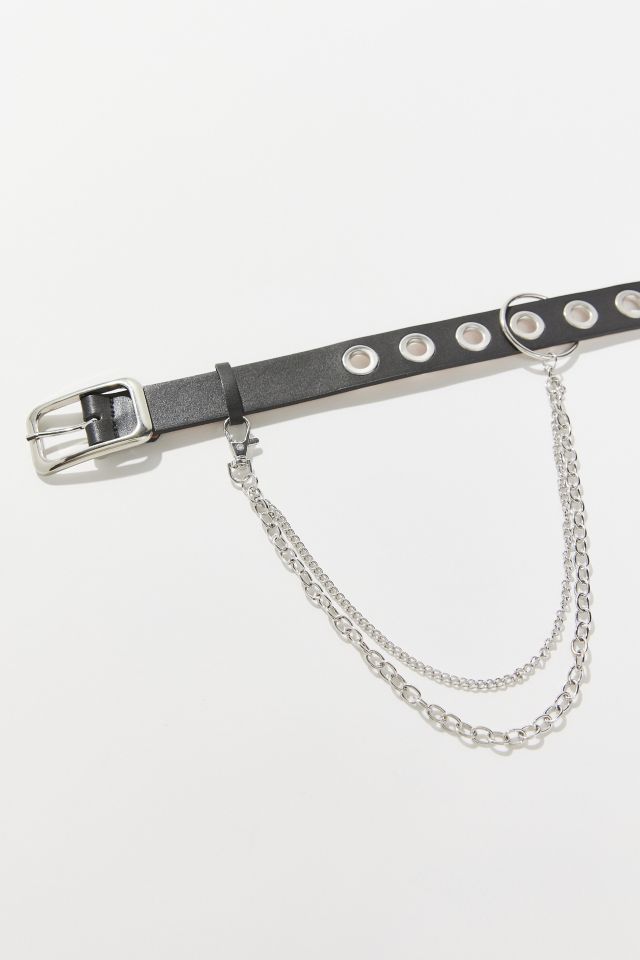 Ceinture Moderne Garnie de Chaîne à Œillets #1