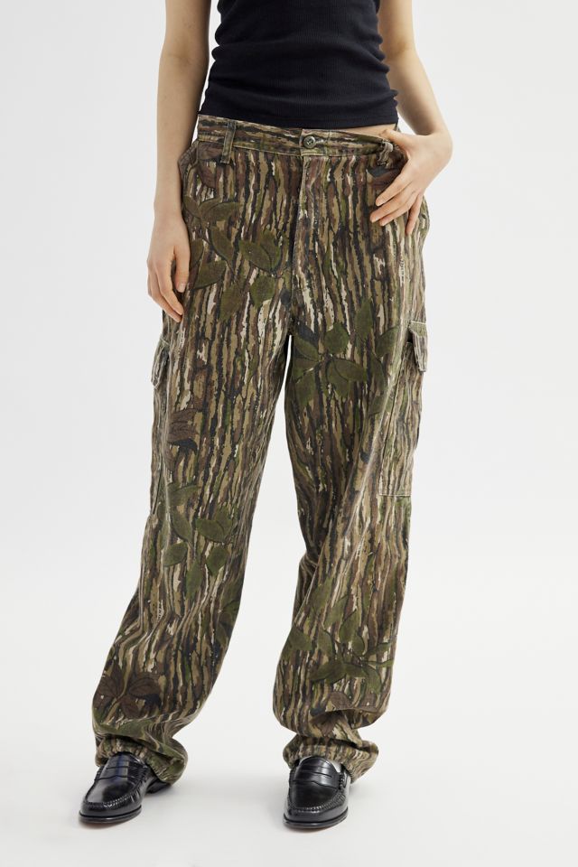 Urban Renewal One-Of-A-Kind Real Tree Cargo Pants