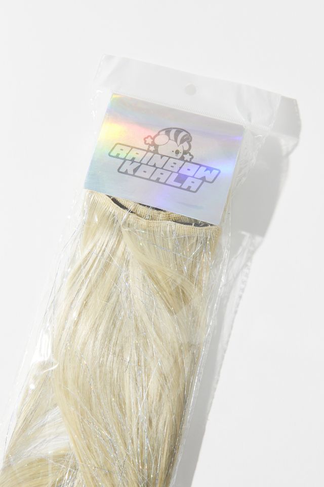 Rainbow Koala Tinsel Hair Extension Pack #1