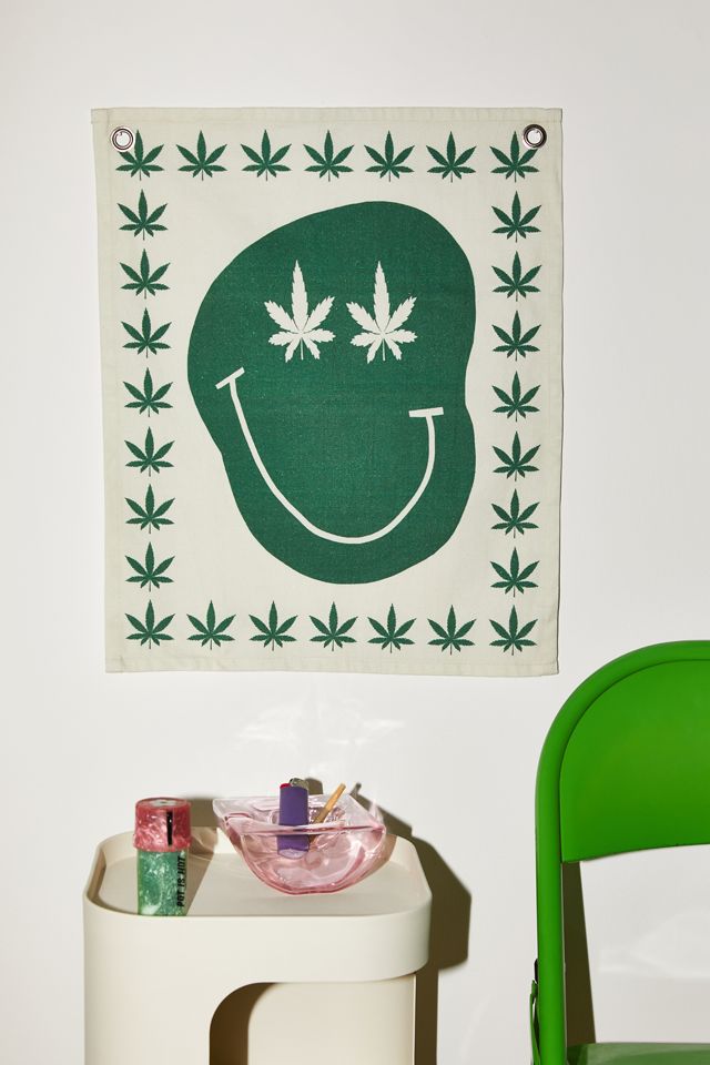 Happy Leaf Tapestry | Urban Outfitters