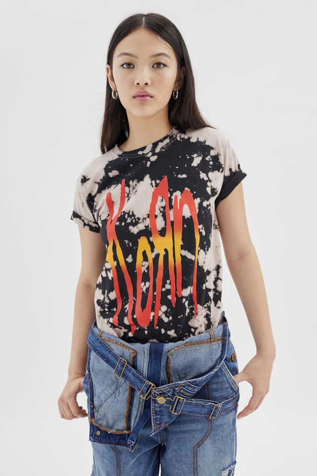 Korn Tie-Dye Baby Tee | Urban Outfitters Canada