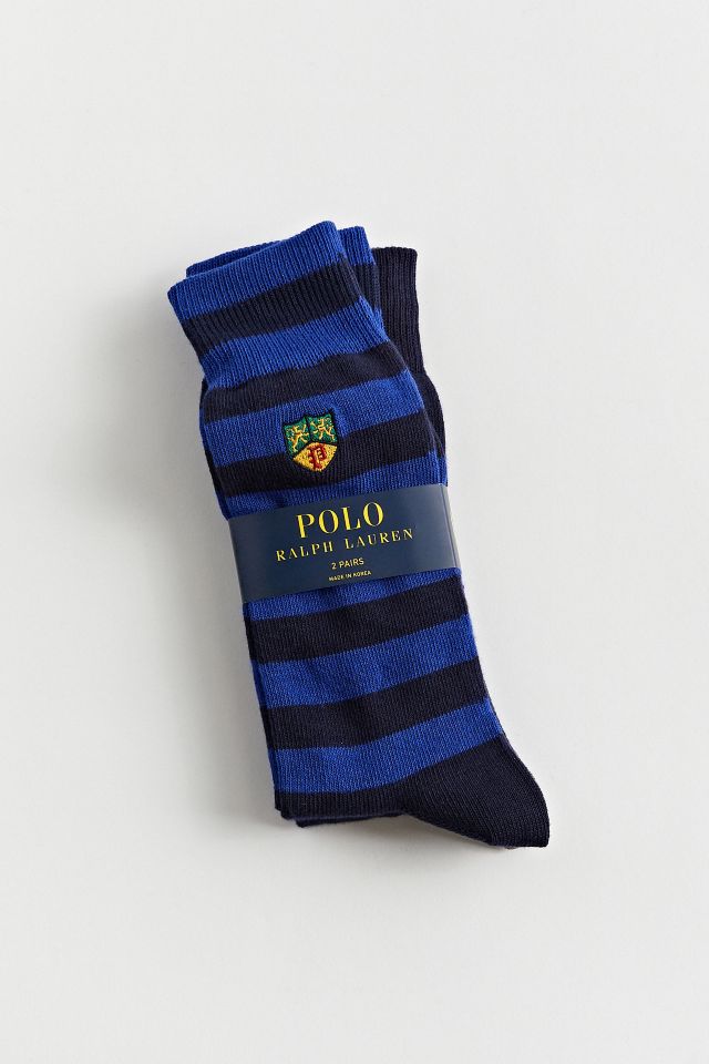 Polo Ralph Lauren Rugby Crest Crew Sock | Urban Outfitters