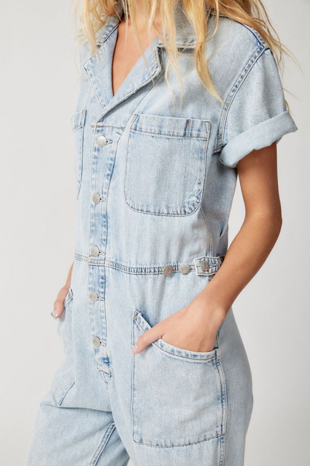 Pistola Grover Denim Coverall Jumpsuit #4