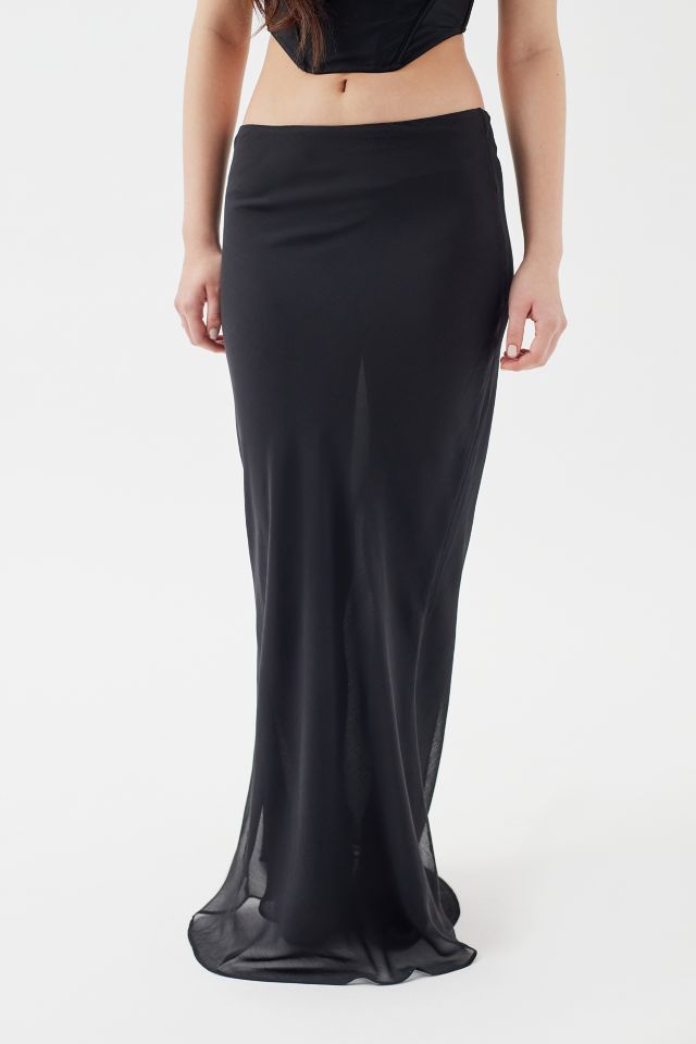 Lioness Devon Satin Maxi Skirt #1