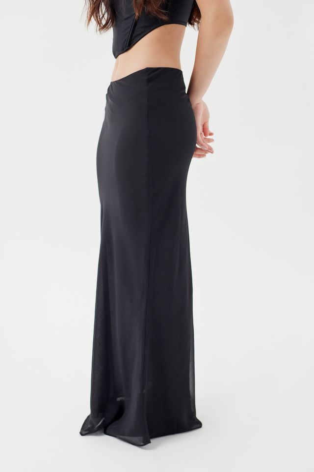 Lioness Devon Satin Maxi Skirt #2