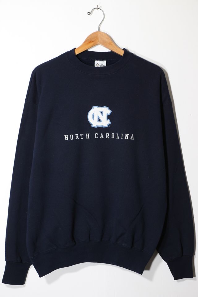 Vintage University of North Carolina Embroidered and Applique Crewneck Sweatshirt