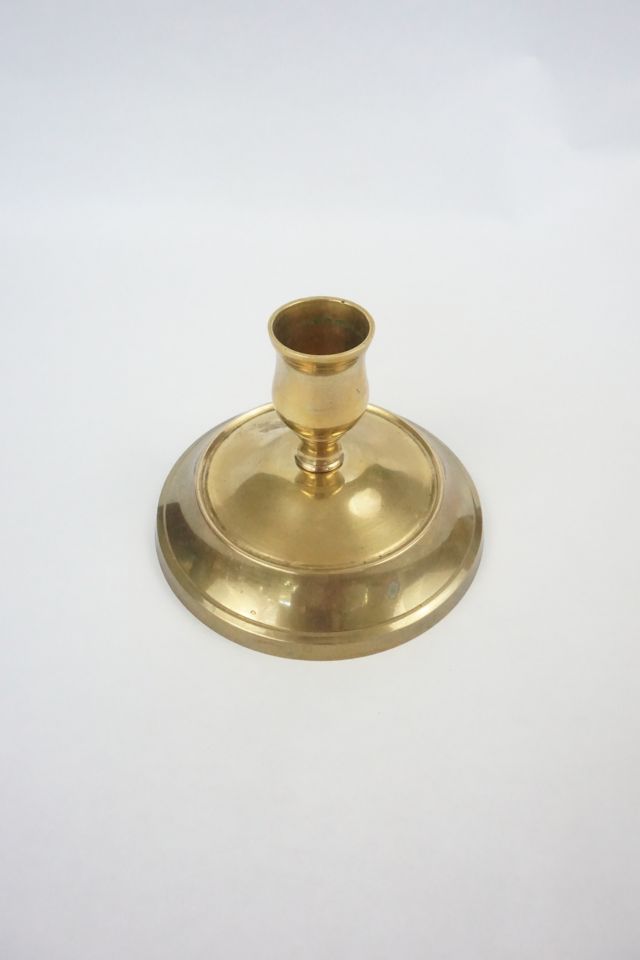 Vintage Round Brass Candlestick Holder | Urban Outfitters