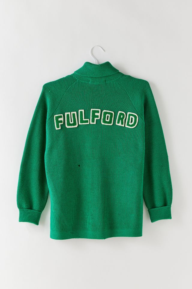 Vintage Varsity Shawl Collar Sweater #1