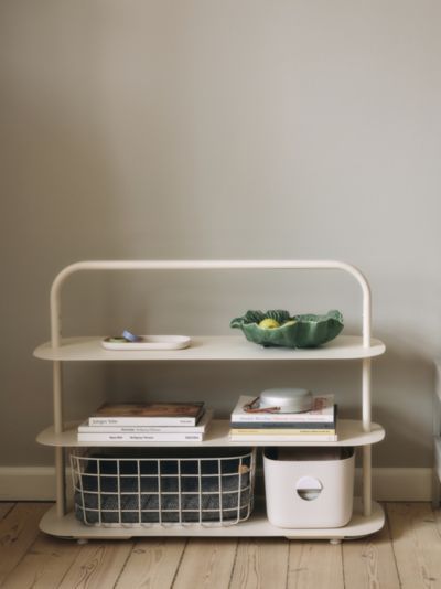 Shop Open Spaces Entryway Storage Rack In Cream At Urban Outfitters