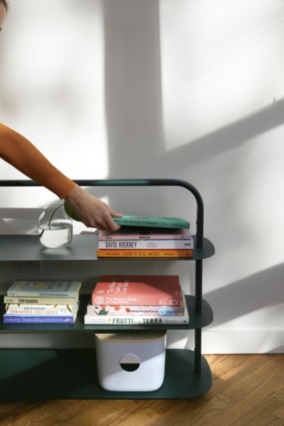 OPEN SPACES ENTRYWAY STORAGE RACK IN DARK GREEN AT URBAN OUTFITTERS