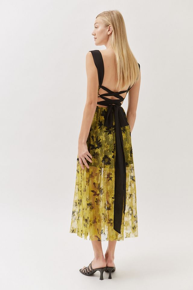UO Gloria Lace-Up Maxi Dress #2