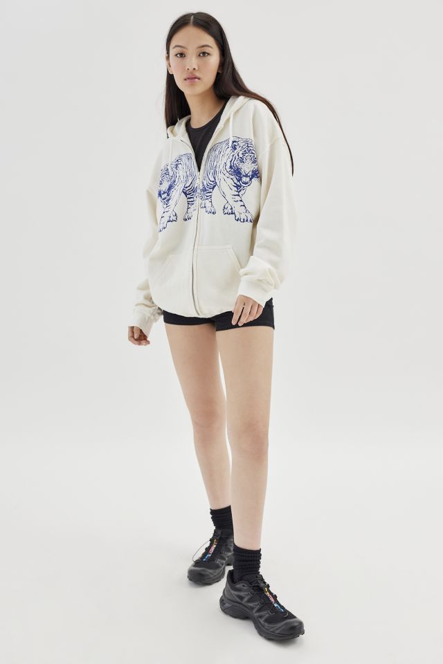 Project Social T Tiger Zip-Up Hoodie Sweatshirt #3