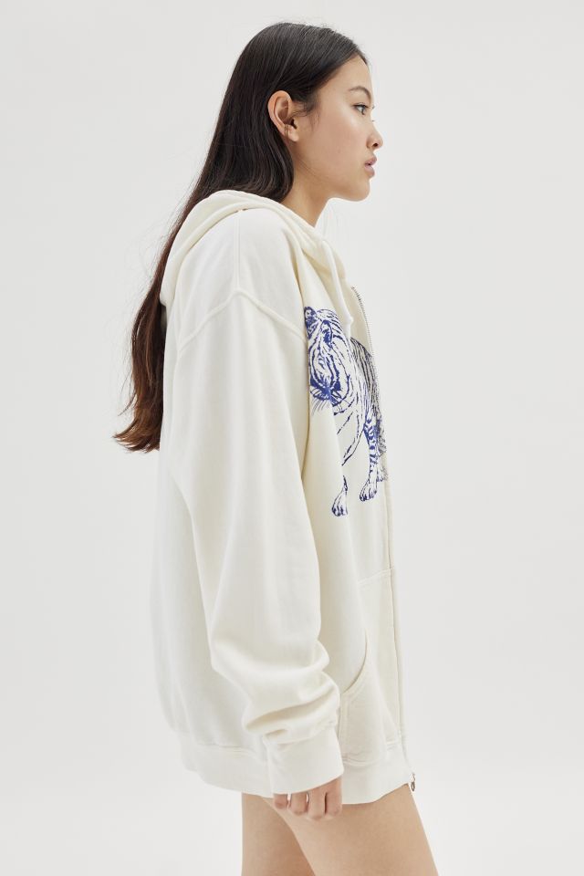Project Social T Tiger Zip-Up Hoodie Sweatshirt #4