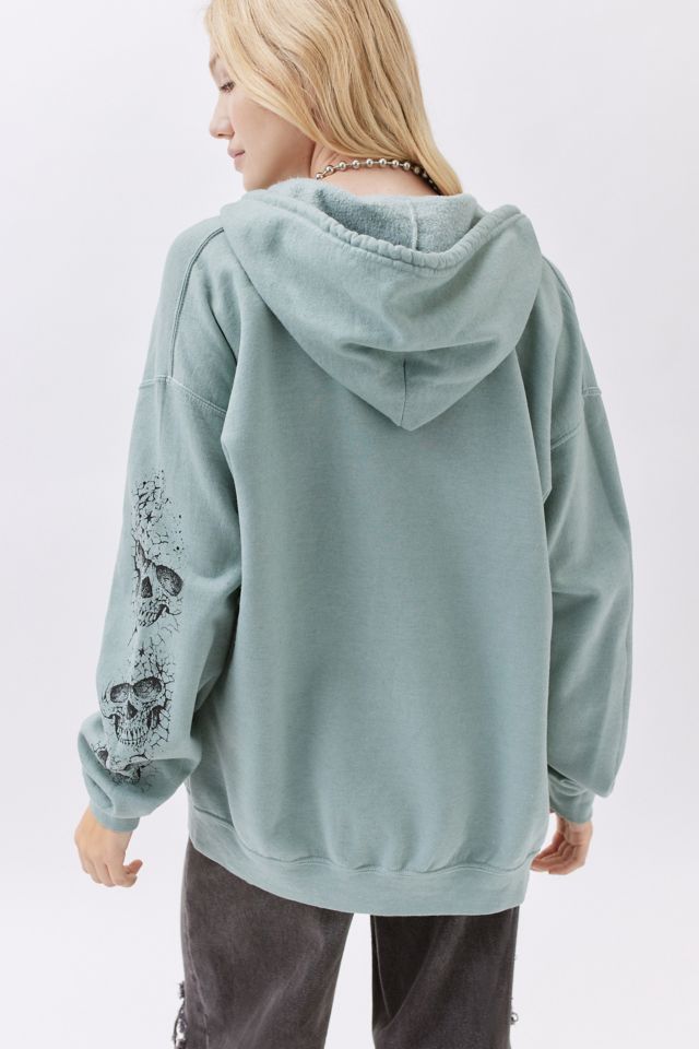 Project Social T Skull Zip-Up Hoodie Sweatshirt #2