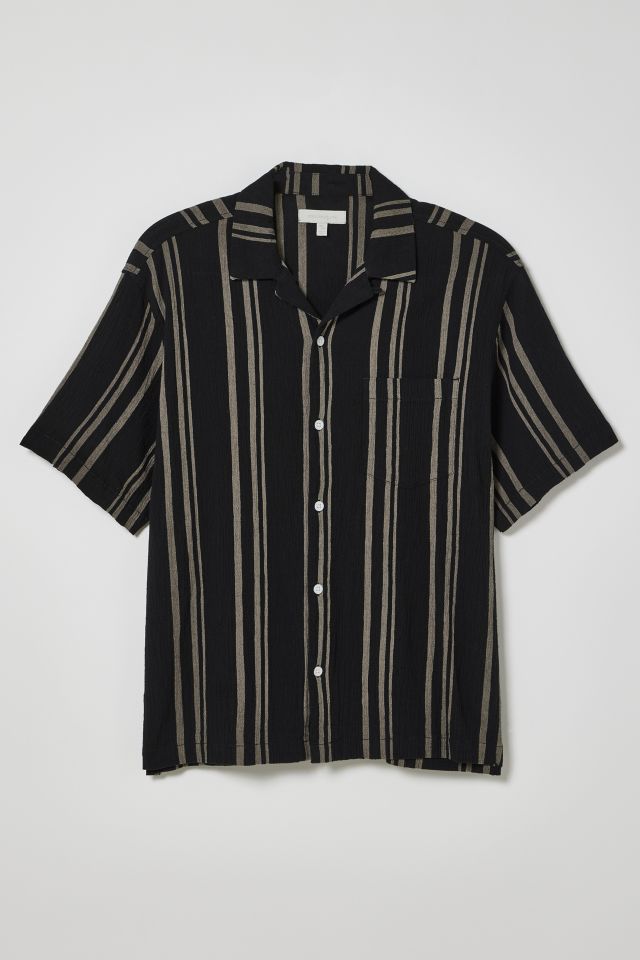Urban Outfitters Standard Cloth Crinkle Stripe Shirt