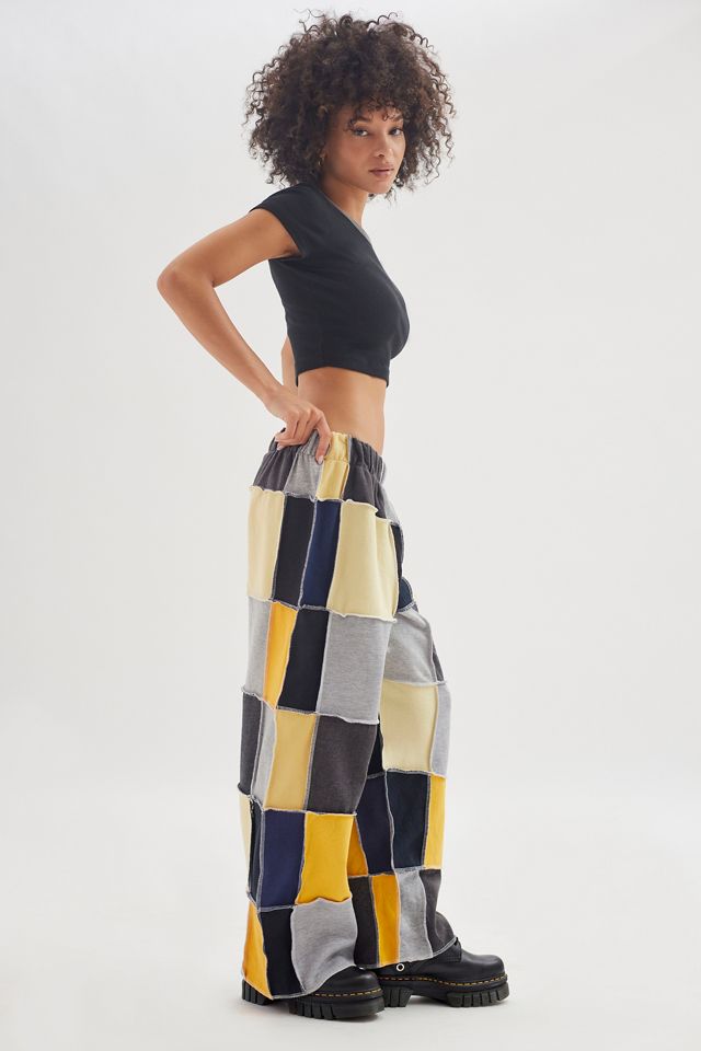 Urban Renewal Remade Patchwork Pull-On Pant | Urban Outfitters
