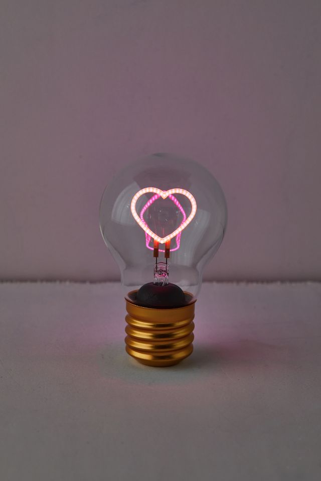 Heart Shaped Cordless Magic Bulb Light #2