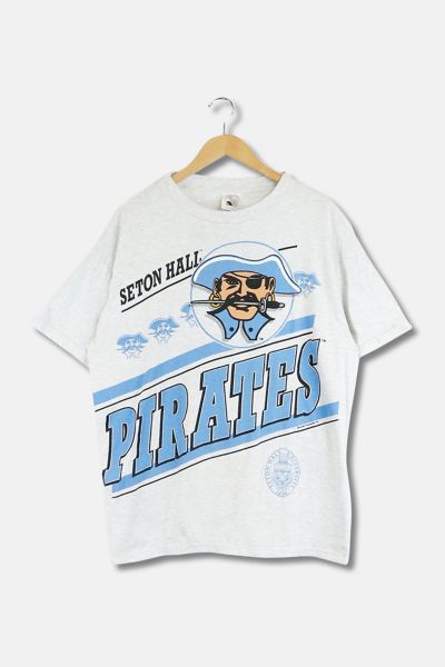 Vintage Fanatics Seton Hall Pirates Long Sleeved Graphic Tee 