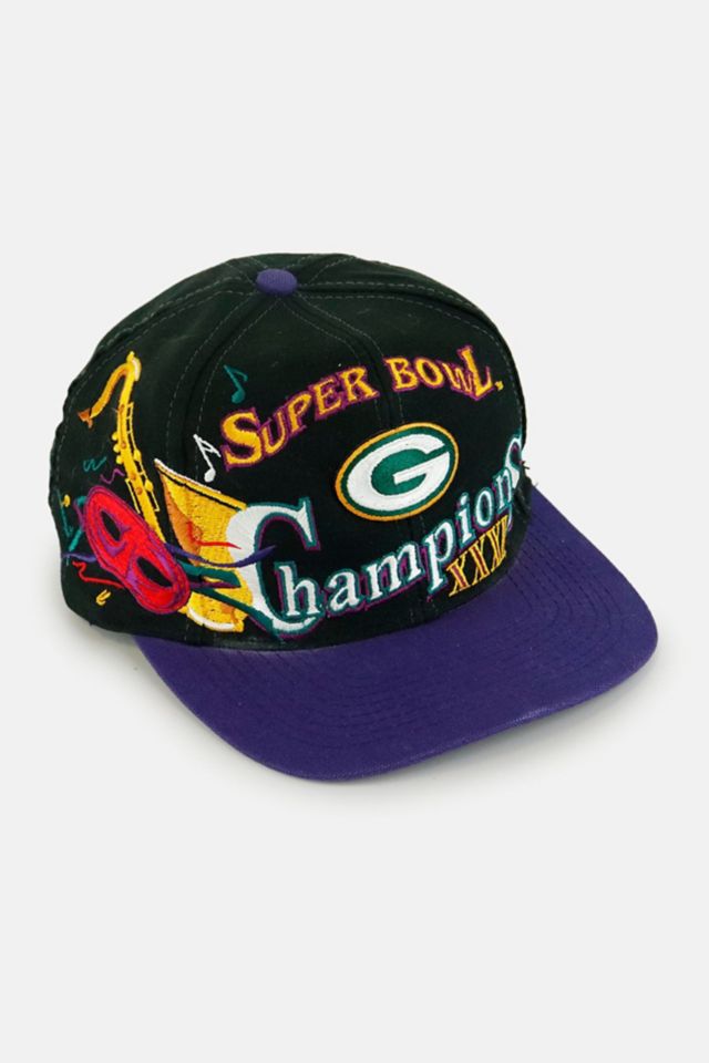 Vintage Green Bay Packers NFL Sports Super Bowl XXXI Champion Wool Hat  Snapback