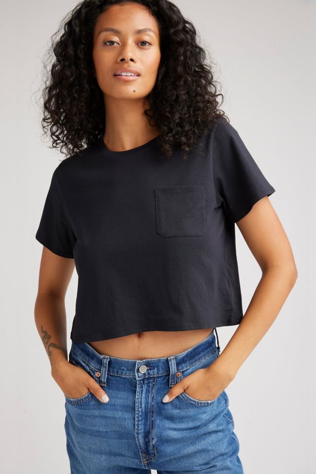 Richer Poorer Pima Boxy Crop Tee | Urban Outfitters