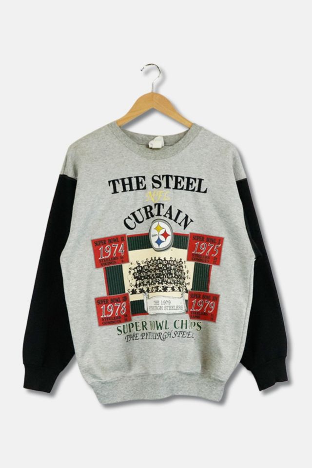 Steelers Sweatshirt Vintage Pittsburgh Steelers Crewneck Steelers Retro  Sweatshirt Steelers Fan Gift - Cherrycatshop