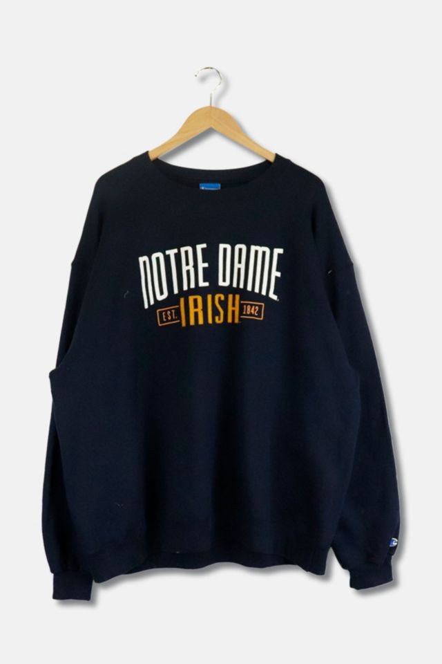 Vintage champion Notre Dame Fighting Irish 1970s short sleeve raglan Crewneck  sweatshirt. Small