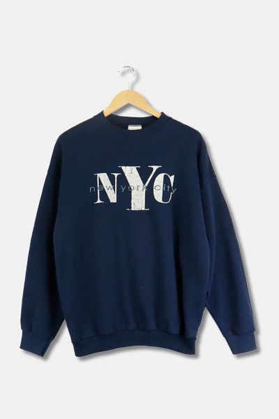 Hidden NY Artifact Crewneck Sweatshirt Navy