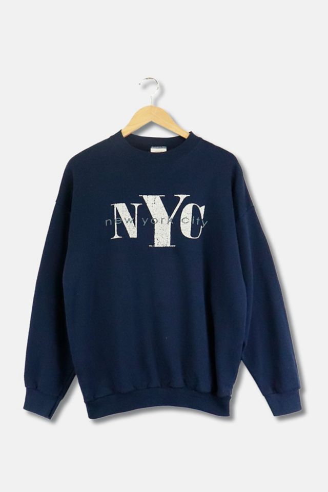 Vintage navy best sale blue sweatshirt