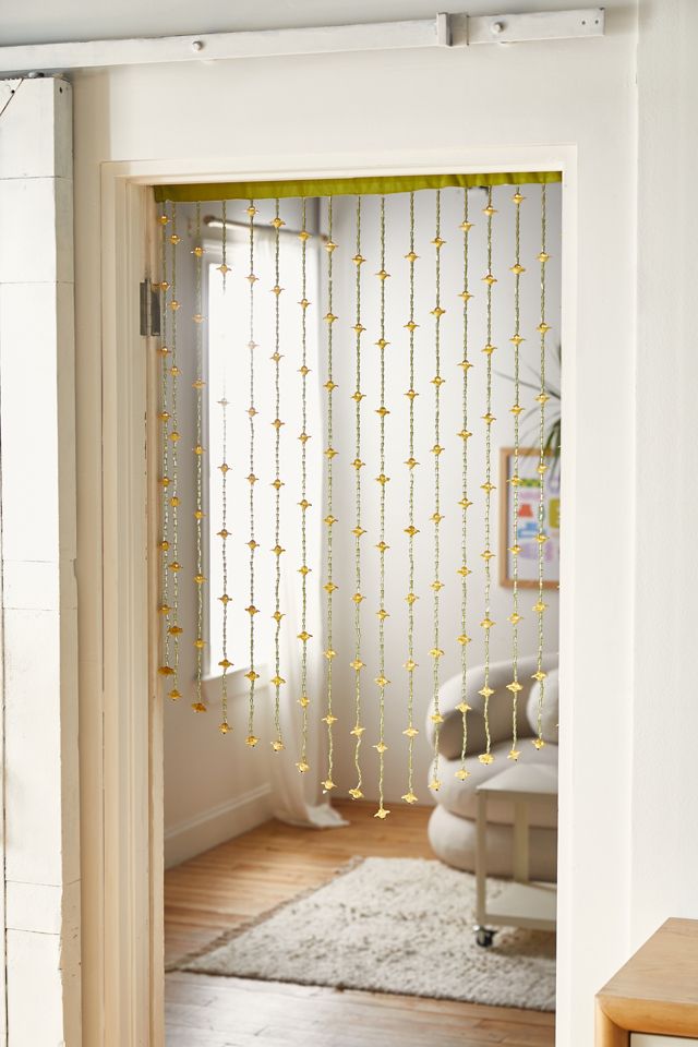 Flower Beaded Window Valance #1